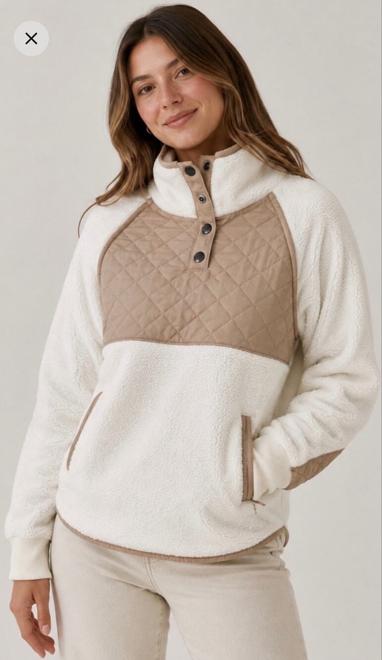 Abercrombie & Fitch Asymmetrical Snap-Up Fleece 70$
